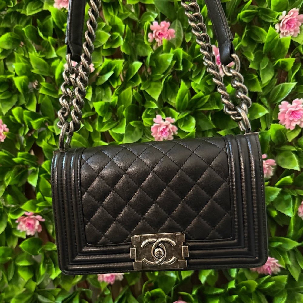 Chanel Boy Black Quilted Leather Small crossbody Shoulder Bag - Picture 4 of 14
